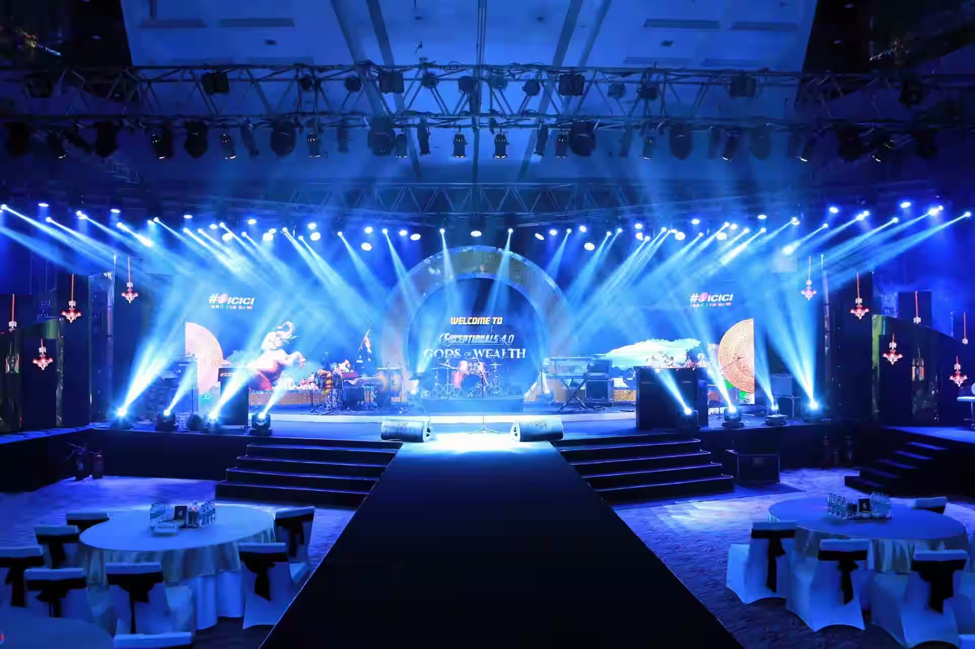 Stage lights and event
